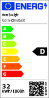 LED Panel 62x62 Tageslichtweiß 6000K 36W Dimmbar 0-10V PLs3.0