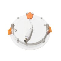 LED Einbaupanel blendarm rund weiß Ø170mm Warnweiß 3000K 12W UGR PLm