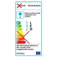 LED Aufbaupanel rund Ø165mm Tageslichtweiß 6000K 12W dimmbar Triac PLm4.0