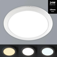 RESTPOSTEN LED Aufbaupanel 3CCT 24W 1920lm superflach...