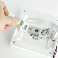 LED Aufbaupanel Warmweiß 3000K 12W 850lm Einbaupanel eckig 180mm PLd2.0