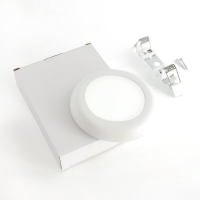 LED Aufbaupanel Tageslichtweiß 6000K 6.5W 480lm Einbaupanel rund 120mm PLd2.0