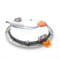 LED Einbaupanel Tageslichtweiß 6000K rund silber Ø120mm 6W Einbaustrahler PLm