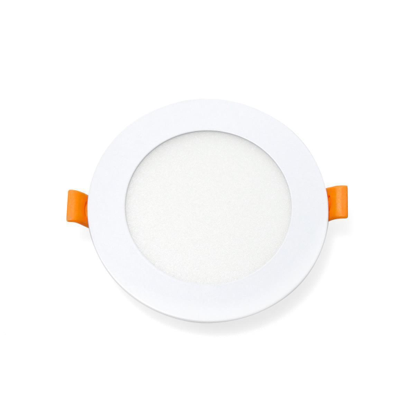 LED Einbaupanel rund weiß Ø120mm Warmweiß 3000K 6W PLm