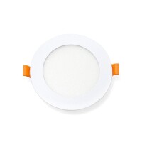 LED Einbaupanel rund weiß Ø120mm Warmweiß 3000K 6W PLm