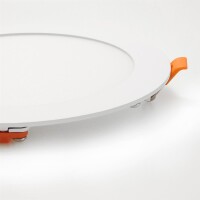 LED Einbaupanel rund weiß Ø170mm Warmweiß 3000K 12W PLm