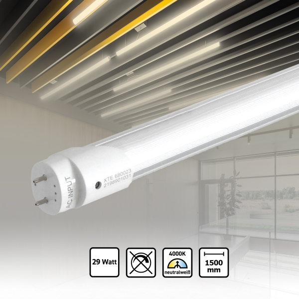 Xtend LED Leuchtstoffröhre 150cm Neutralweiß 4000K 29W T8 Ersatz G13 LED Tube