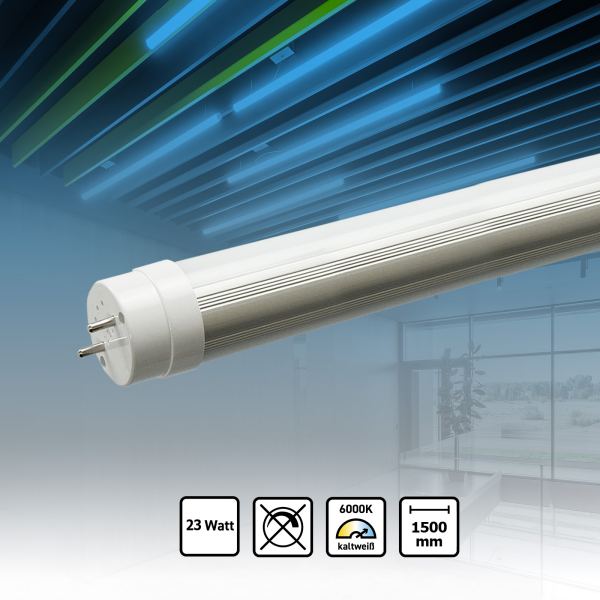 LED Röhre 1500mm Tageslichtweiß 6500K 23W G13 EVG LED Tube