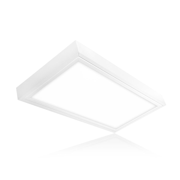 LED Panel 30x60 3CCT 3000K-4000K-6000K 24W Lichtfarbe Umschaltbar Steck-Aufbaurahmen PLs3.0