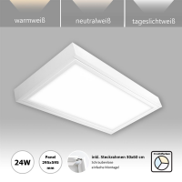 LED Panel 30x60 3CCT 3000K-4000K-6000K 24W Lichtfarbe...