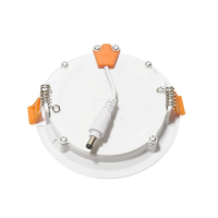 10x LED Einbaupanel blendarm rund weiß Ø120mm Warmweiß 3000K 12W UGR PLm