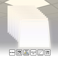 10x LED Panel 62x62 Neutralweiß 40W 4000K CRI90...