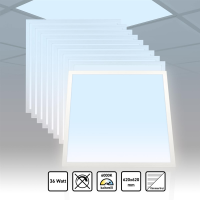 AKTION! AKTION! 10x LED Panel 62x62 Tageslichtweiß 6000K 36W Slim PLs3.0