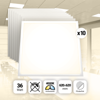 AKTION! 10x LED Panel 62x62 Neutralweiß 4000K 36W...