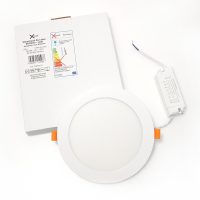 10x LED Einbaupanel Warmweiß 3000K 12W Einbaustrahler Ø170mm PLm