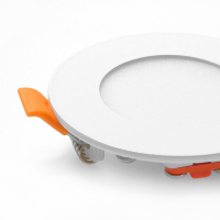 10x LED Einbaupanel rund Neutralweiß 4000K 3W Ø85mm Spot Trafo