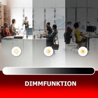 LED Panel 62x62cm Neutralweiß 4000K 36W dimmbar 0-10V Deckenleuchte Aufbaurahmen