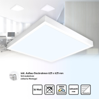 LED Panel 62x62 Neutralweiß 5000K Aufbaurahmen 36W...