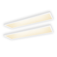 2x LED Panel 120x30 Warmweiß 3000K 40W Aufputz...