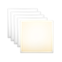 5x LED Panel 62x62 Warmweiß 3000K 40W Slim Design...