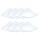 8x LED Panel 62x62 Tageslichtweiß 6000K 40W Steck-Aufbaurahmen PLe2.2