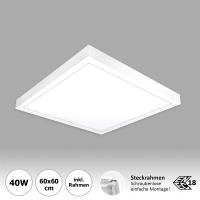 LED Panel 60x 60cm Neutralweiß 4000K 40W...