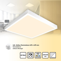 LED Panel 62x62 cm Warmweiß 3000K 40W...