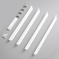 LED Panel 62x62 Tageslichtweiß 6000K Steck-Aufbaurahmen Alu weiß PLe2.2