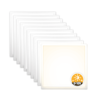 10x LED Panel 62x62 Neutralweiß 4000K dimmbar 0-10V 4320lm 36W Slim Alu PLs3.0