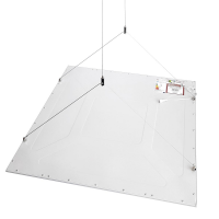 Aufhängeset Drahtseil für LED Pendelleuchte Panel 62x62 Montageset Aufhänger