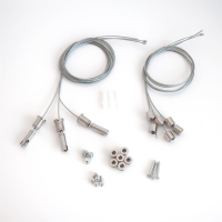 Drahtseil-Aufhängeset für LED Panels 120x30 cm