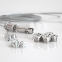 Drahtseil-Aufhängeset LED Panels 120x30 cm