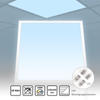 LED Panel 62x62 Tageslichtweiß 6000K 40W mit Befestigungsklammern PLe2.2