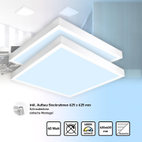 2x LED Panel 62x62 Tageslichtweiß 6000K 40W mit...