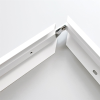 2x LED Panel 62x62 Neutralweiß 4000K 40W Steck-Aufbaurahmen PLe2.2