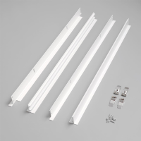 LED Panel 62x62 6000K Tageslichtweiß 40W Steck-Einbaurahmen Alu PLe2.2