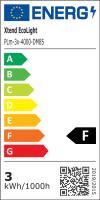 LED Einbaustrahler rund Ø85mm silber 3W Deckenleuchte Einbau neutralweiß 4000K