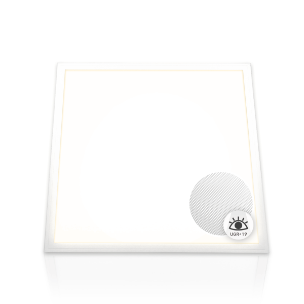 LED Panel 62x62 Neutralweiß 4000K 36W UGR<19 Slim Alu PLs3.0