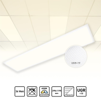 LED Panel 120x30 Neutralweiß 4000K 36W UGR<19...