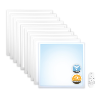 10x LED Panel 62x62 Tageslichtweiß 6000K 40W...