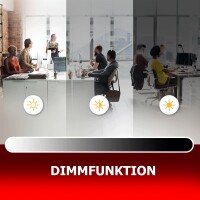 10x LED Panel 62x62 Neutralweiß 5000K 40W dimmbar Fernbedienung PLe2.2