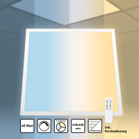 LED Panel 62x62 3CCT 3000K-4000K-6000K 40W dimmbar 2.4G...