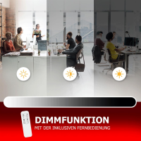 LED Panel 62x62 3CCT 3000K-4000K-6000K 40W dimmbar 2.4G Fernbedienung PLs3.0