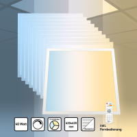 10x LED Panel 62x62 dimmbar 3CCT 3000K-4000K-6000K 40W...