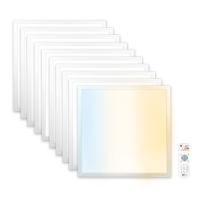 10x LED Panel 62x62 dimmbar 3CCT 3000K-4000K-6000K 40W...