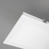 10x LED Panel Montage Rahmen Deckeneinbaurahmen 120x30cm Alu weiß Deckenausschnitt