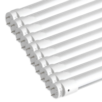 RESTPOSTEN 25x LED Röhre 120cm Neutralweiß 4000K 18W T8 G13 PC + Alu matt