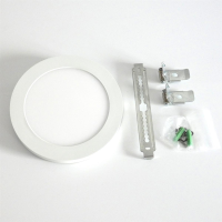 3x LED Aufbaupanel Tageslichtweiß 6000K 12W dimmbar Triac rund 165mm PLm4.0