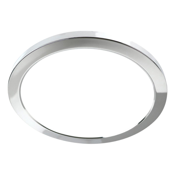 2x LED Aufbaupanel 290mm Warmweiß 3000K 24W dimmbar Triac Farbring Chrom PLm4.0