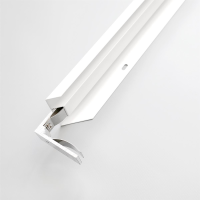 Aufbaurahmen LED Panel 62x62 cm Aluminium Weiß Decken- & Wandmontage schraubenlos